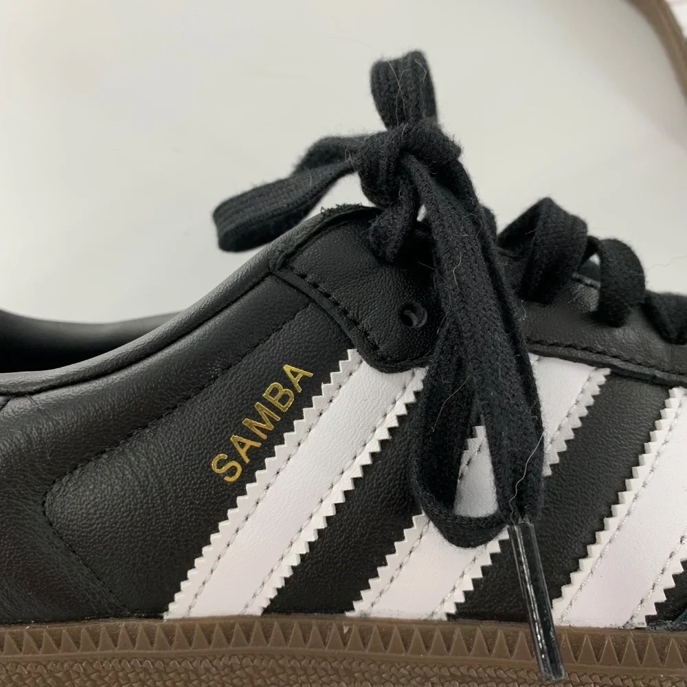 Mens Black and White Adidas Samba size 7.5 - Picture 2 of 5